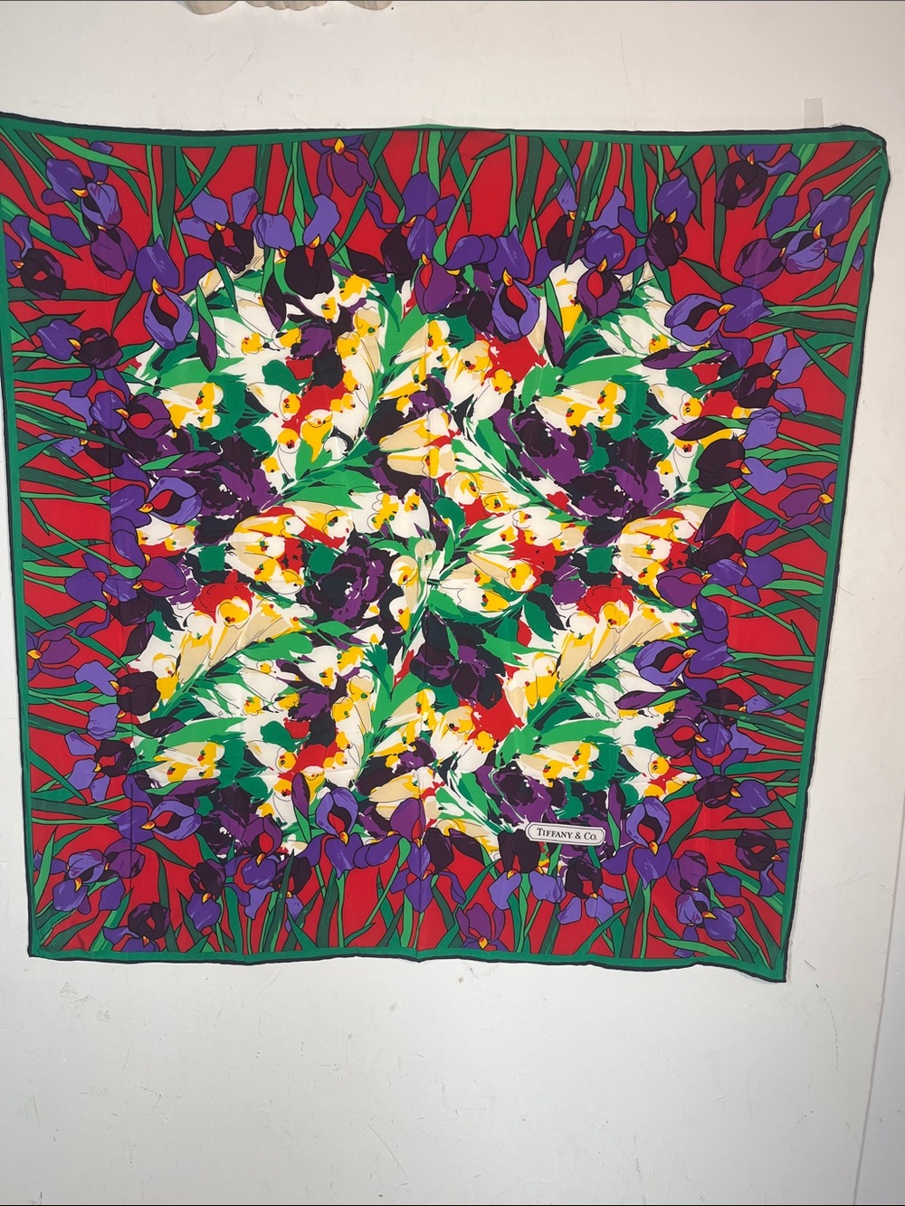 Tiffany & Co.Silk Floral Print Scarf